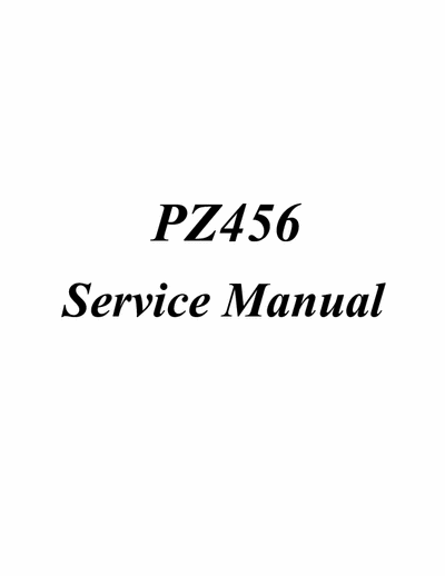 Proview PZ456 Proview PZ456 LCD Service Manual